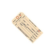 The Packaging Wholesalers 1 Part Stub Style Inventory Tags, 2000-2999, #8, 6-1/4"L x 3-1/8"W, 1000/Pack G18031